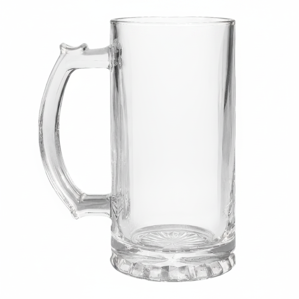Customisable Glass Beer Stein (16oz)