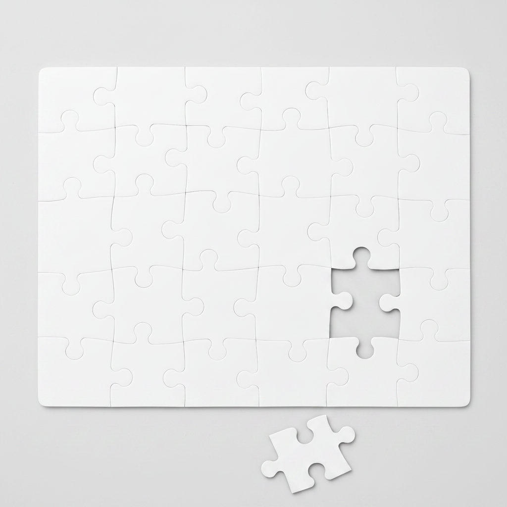 Customisable Cardboard Jigsaw Puzzle (30 Pieces)