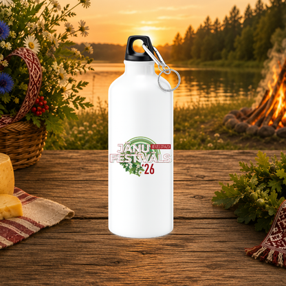 Official Jāņu Festivāls 2026 Aluminium Water Bottle (600ml)
