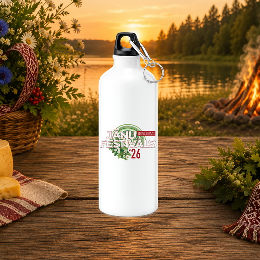 Official Jāņu Festivāls 2026 Aluminium Water Bottle (600ml)