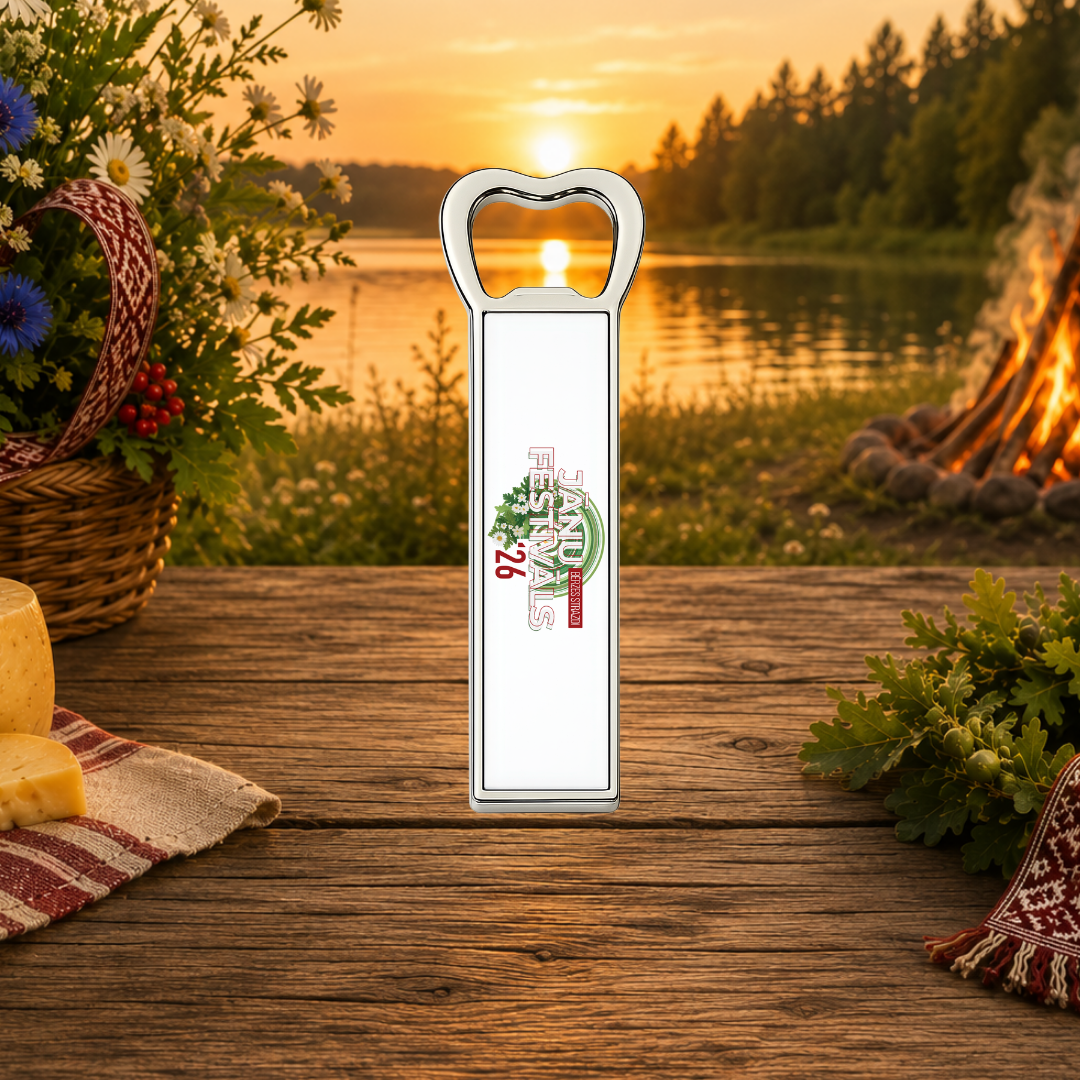 Official Jāņu Festivāls 2026 Fridge Magnet Bottle Opener