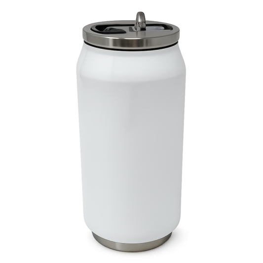 Customisable Stainless Steel Can with Straw (9oz)