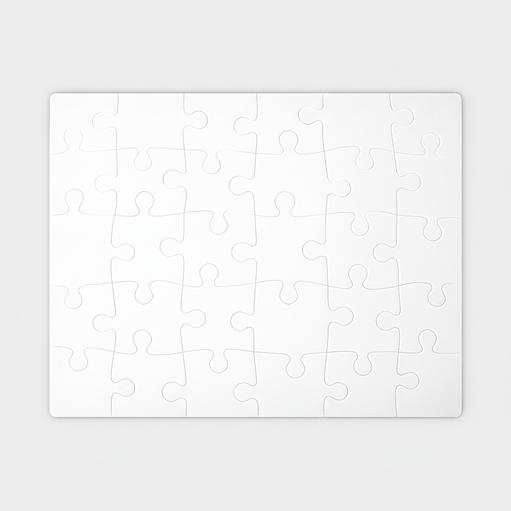 Customisable Cardboard Jigsaw Puzzle (30 Pieces)
