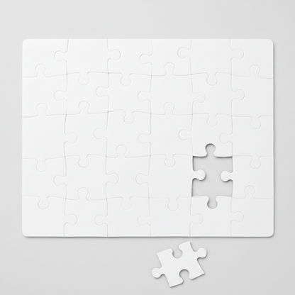 Customisable Cardboard Jigsaw Puzzle (30 Pieces)