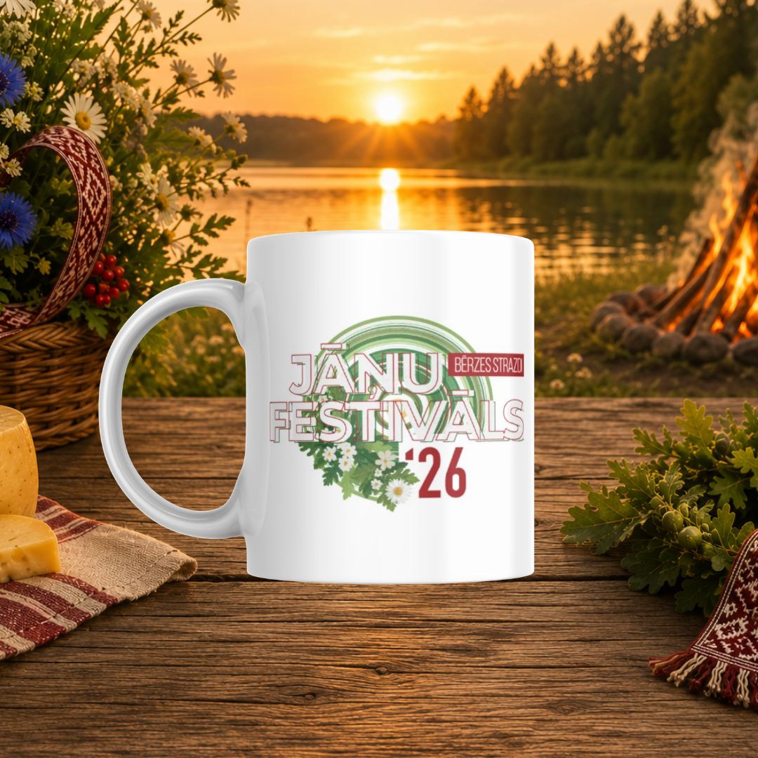 Official Jāņu Festivāls 2026 Ceramic Mug (11oz)